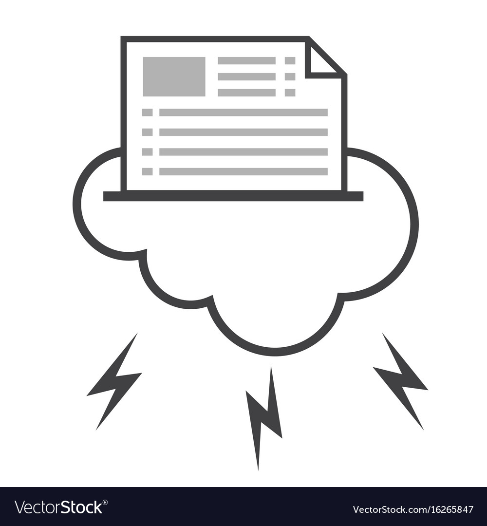Big data icon cloud computing