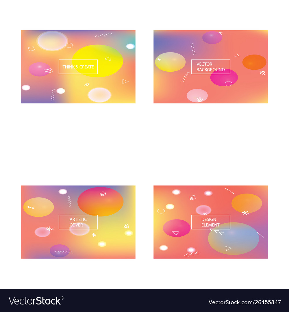 Magic backdrop from blurry patterns