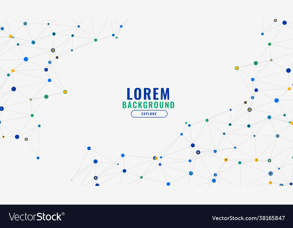 Network connection lines digital background