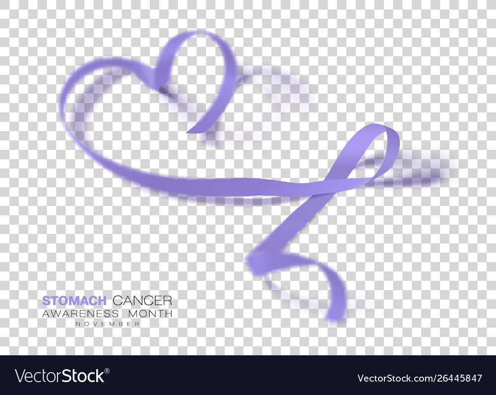 Stomach cancer awareness month periwinkle color