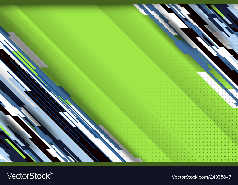 Tech stripes abstract background design vector image Tech stripes abstract background design