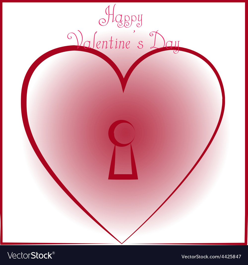 White background with a heart and text