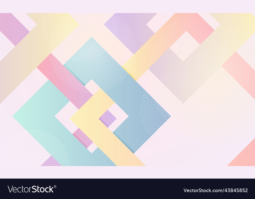 Abstract geometric background with square vector image Abstract geometric background with square