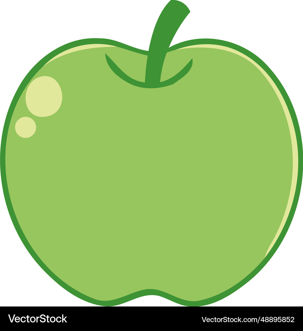 Apple fruit isolated Royalty Free Vector Image