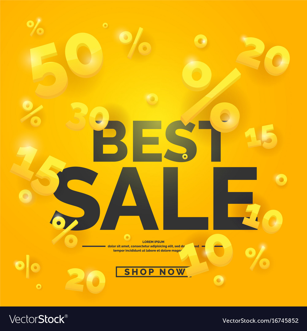 Best sale banner Royalty Free Vector Image - VectorStock