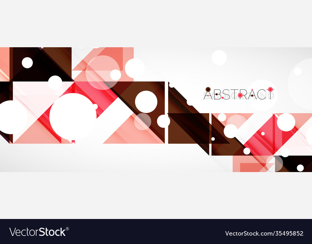 Geometric abstract background techno color Vector Image Geometric abstract background techno color