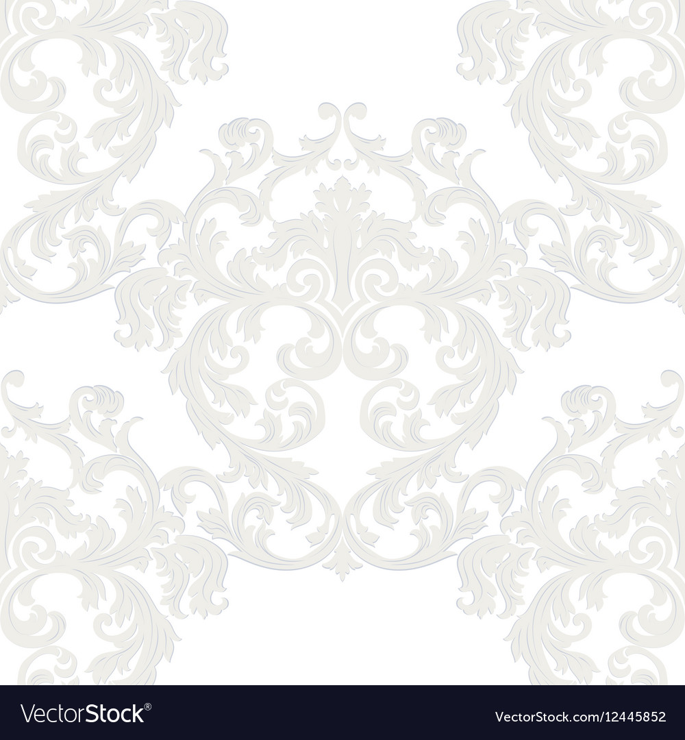 Royal floral damask baroque ornament