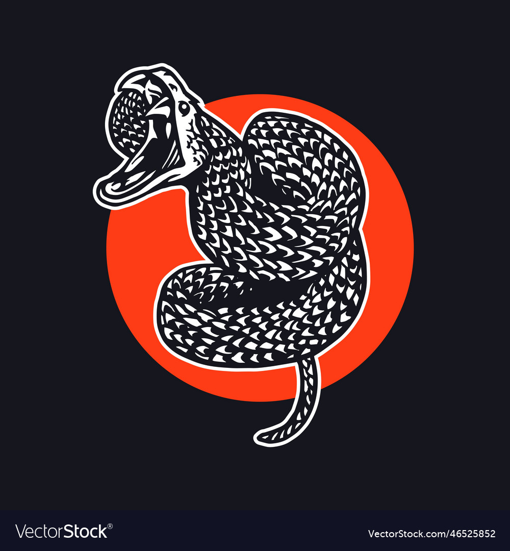 Snake artwork Royalty Free Vector Image - VectorStock