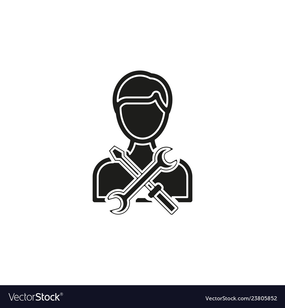 Technician concept line icon simple element