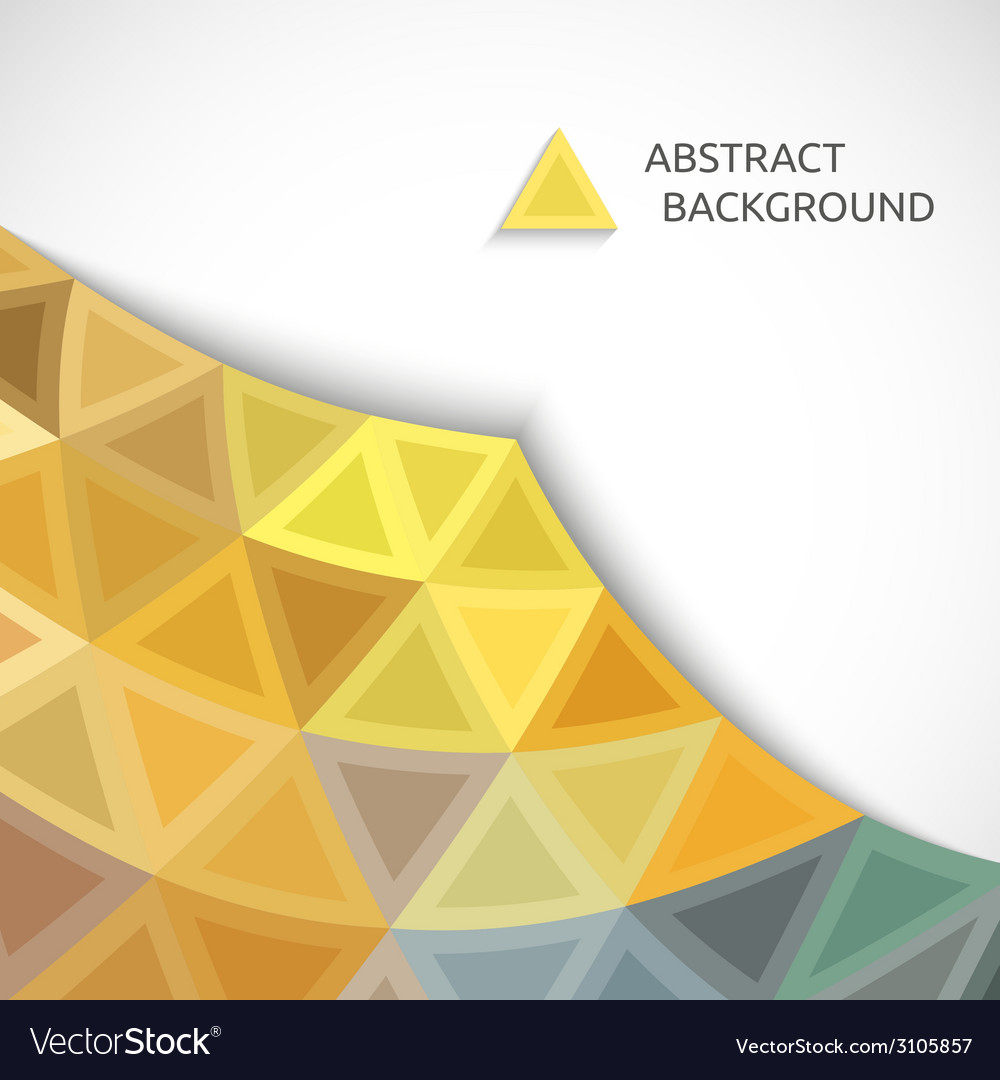 Abstract background of colored triangles