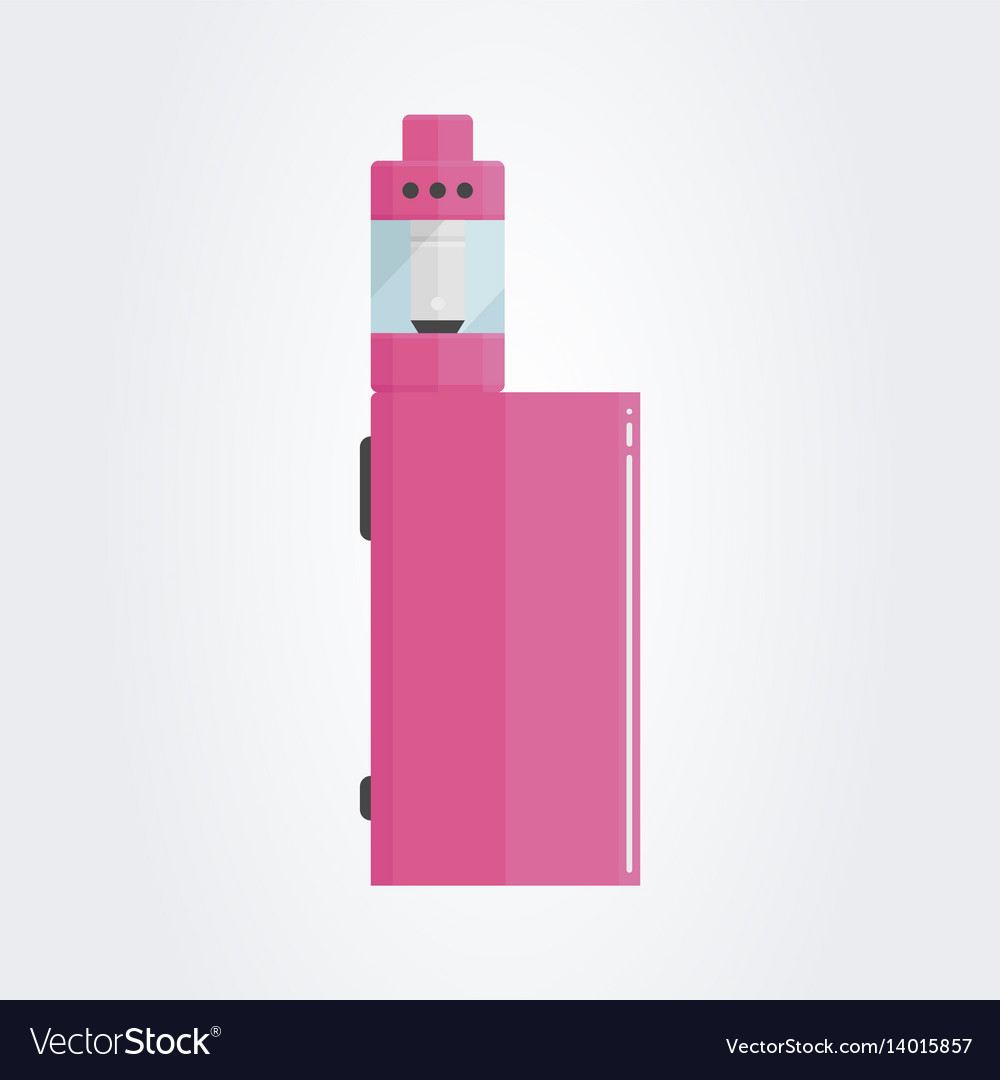 Colored flat vaping device part of big set