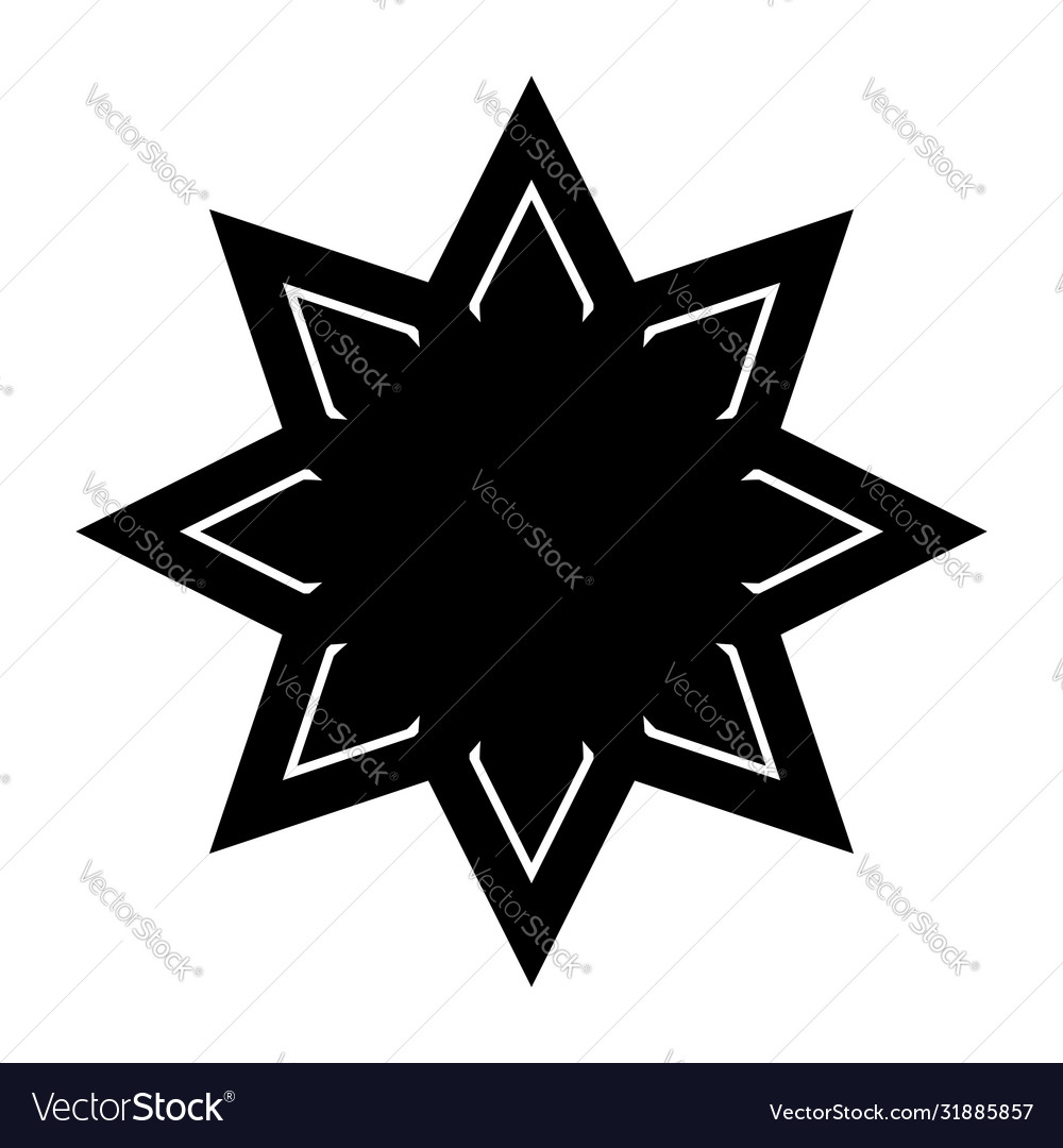 Design monochrome decorative snowflake element