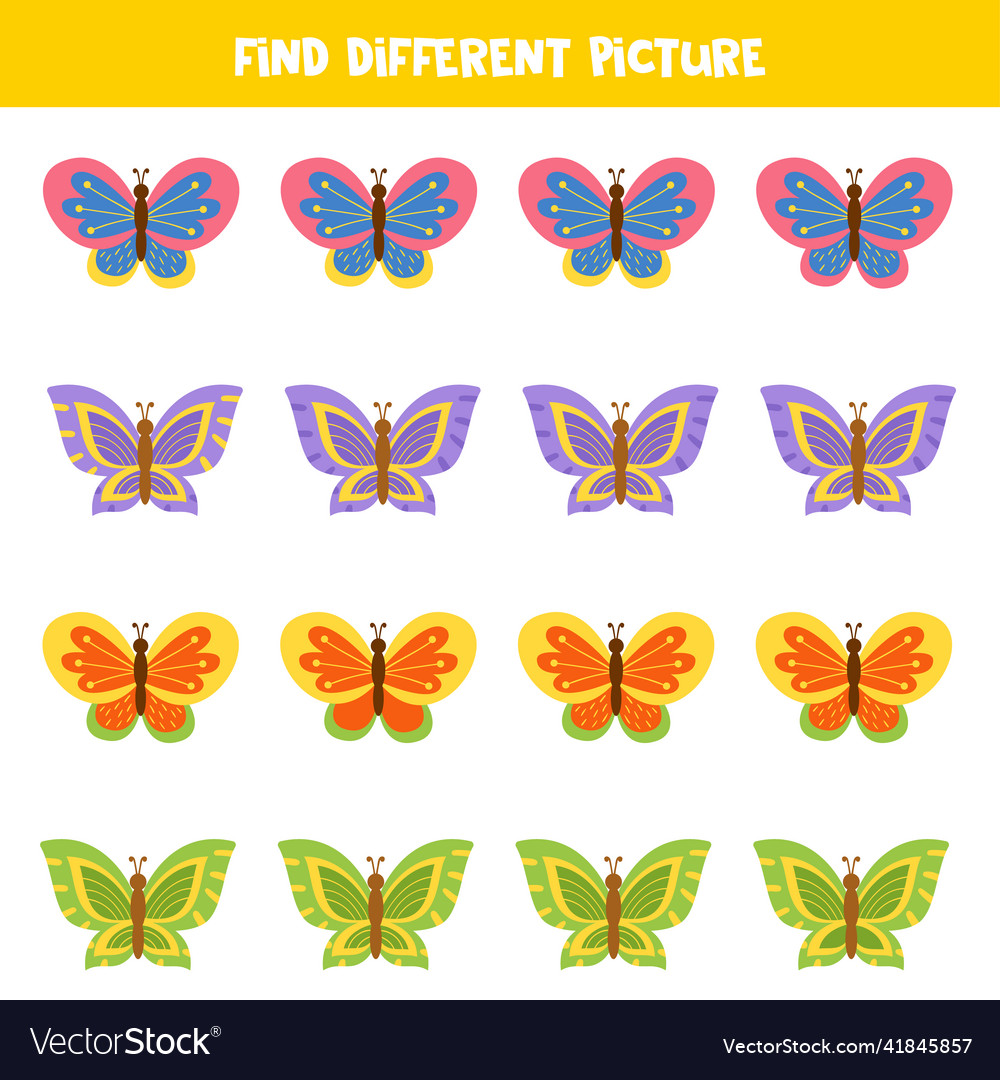 find-picture-which-is-different-from-others-vector-image