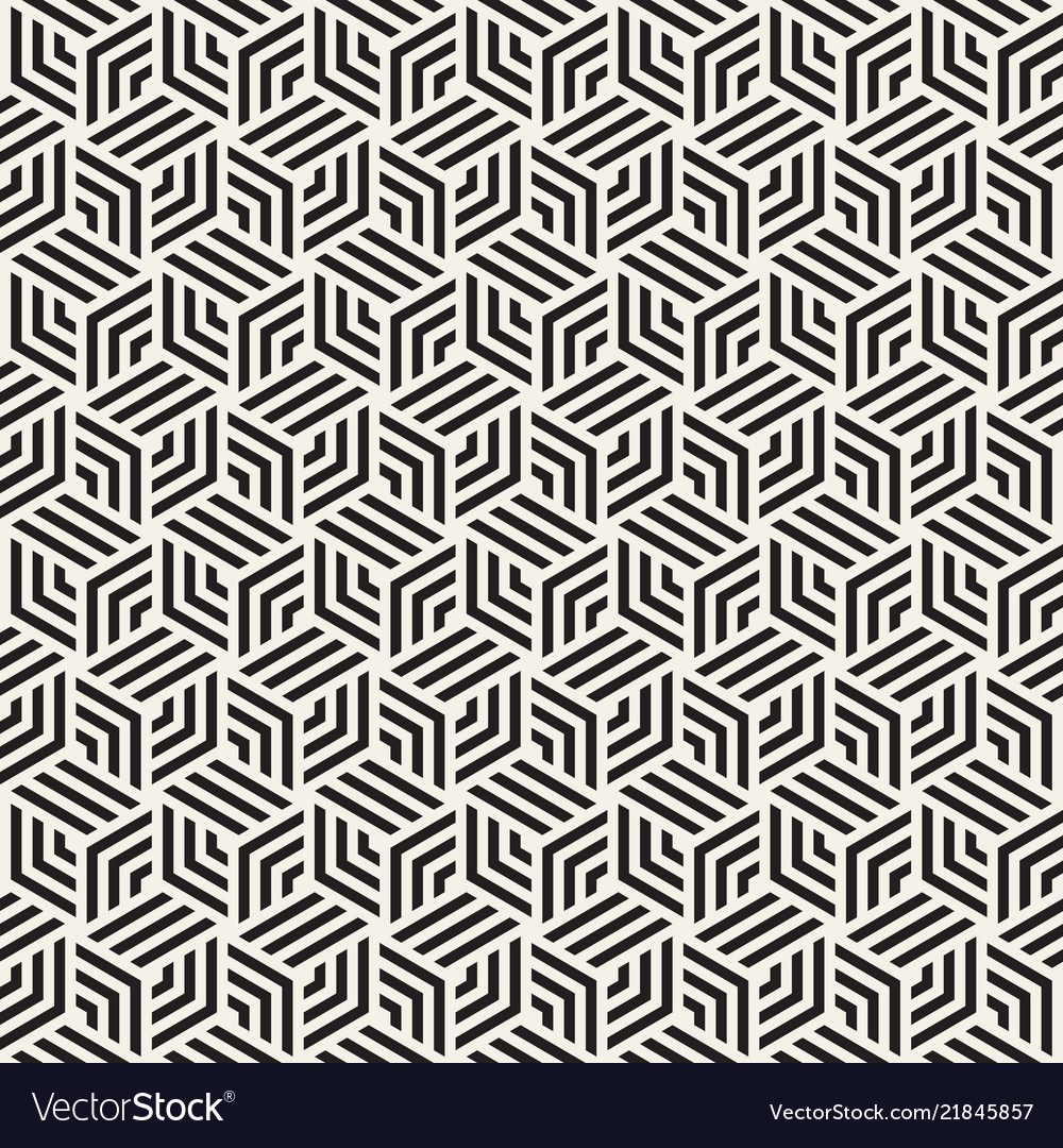 Geometric Line Tiling Pattern