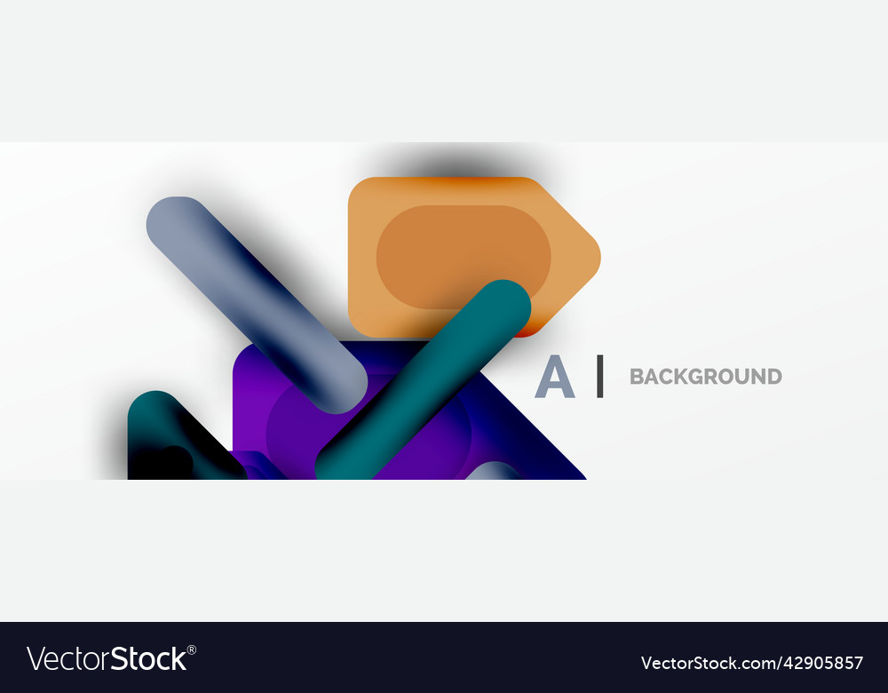 Minimal geometric abstract background colorful
