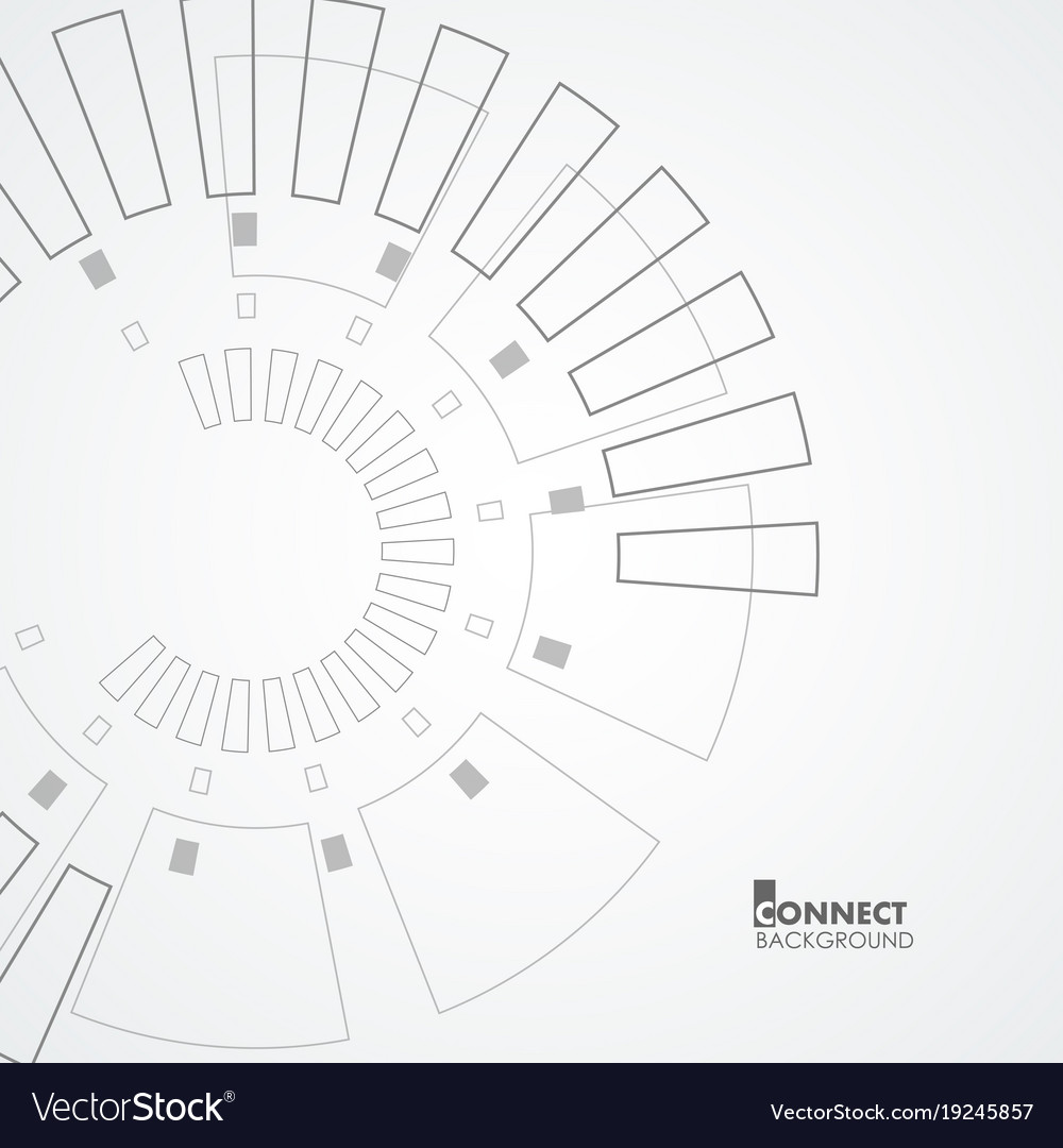 Technological circle with geometry elements