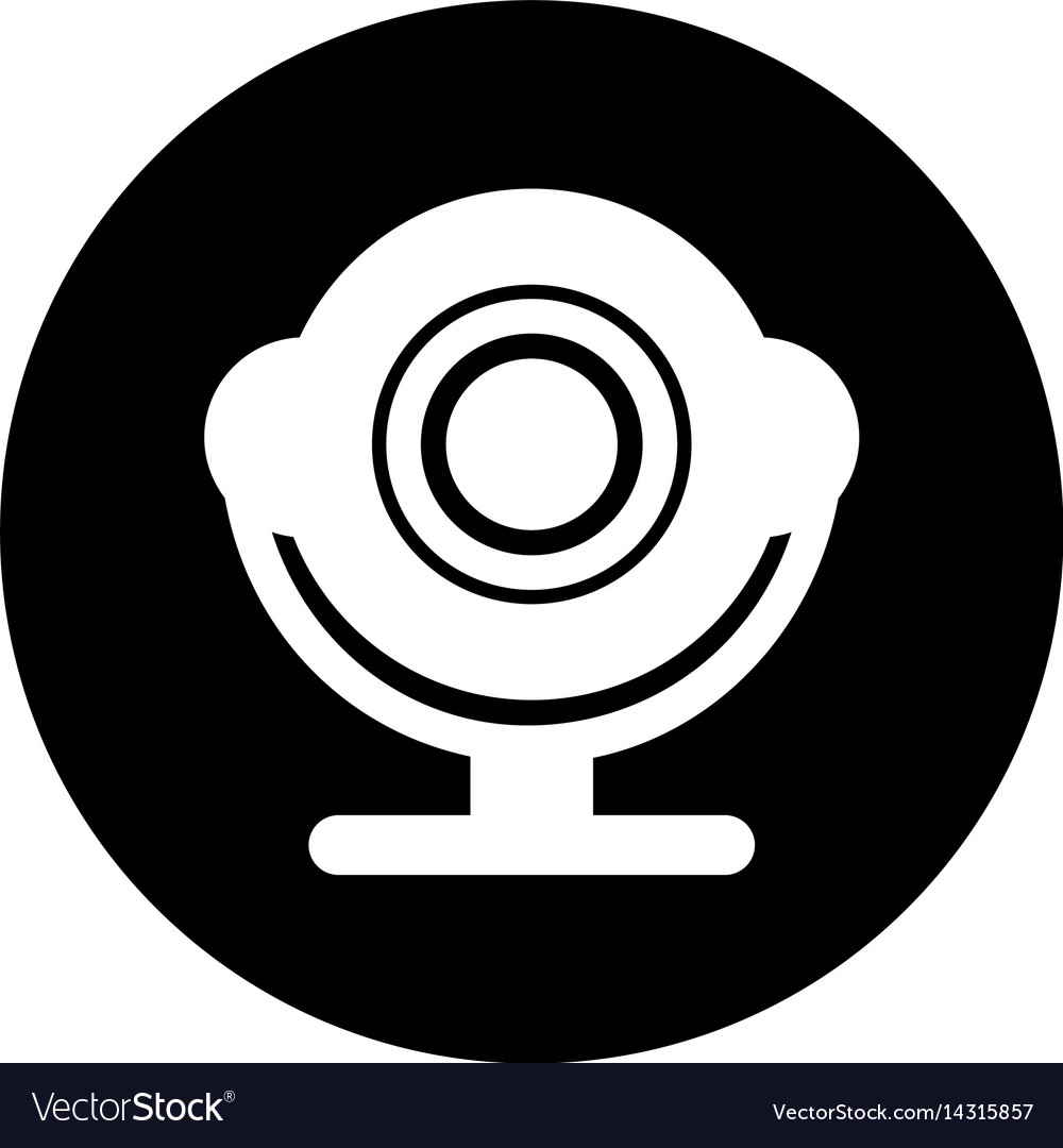 Web camera isolated icon
