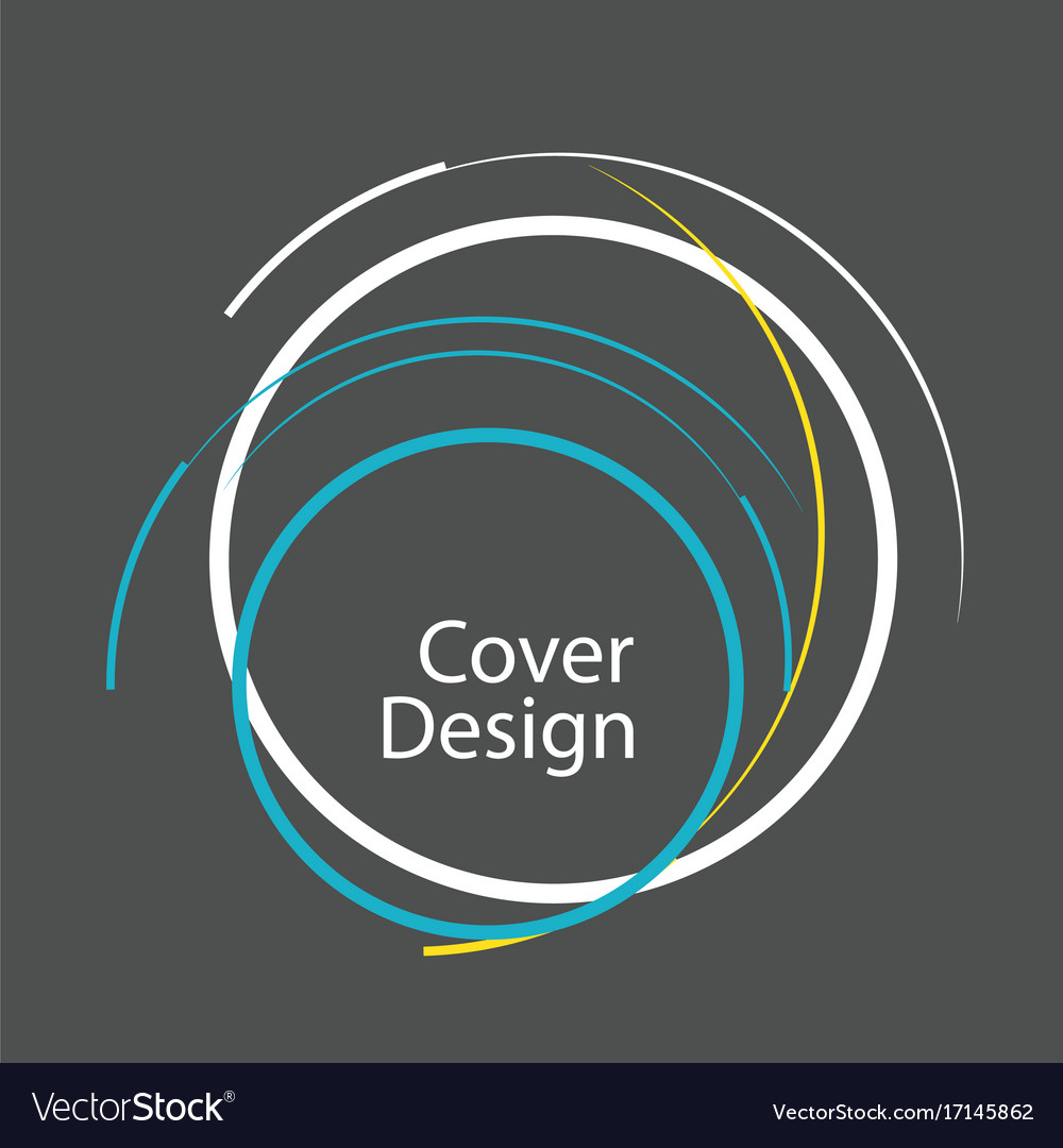 Abstract line circle design