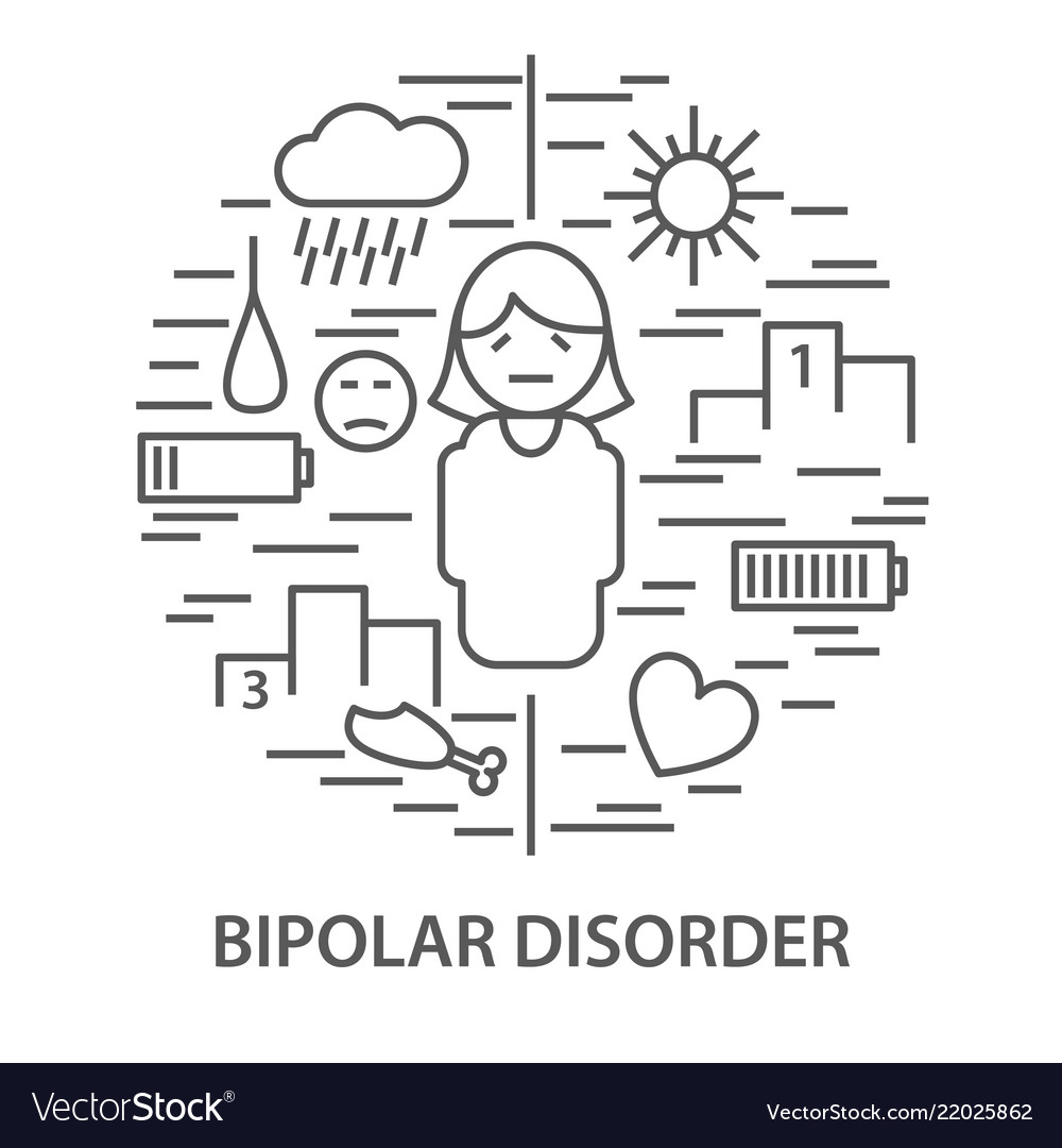 Banners For Bipolar Disorder Royalty Free Vector Image