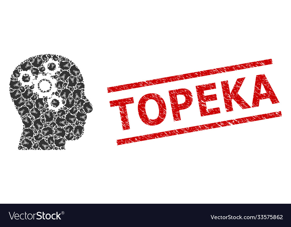 Brain mechanics recursion composition vector image Brain mechanics recursion composition