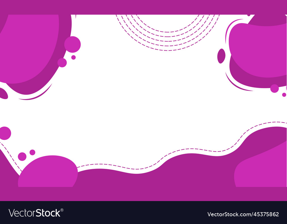 Colorful template banner with violet color design