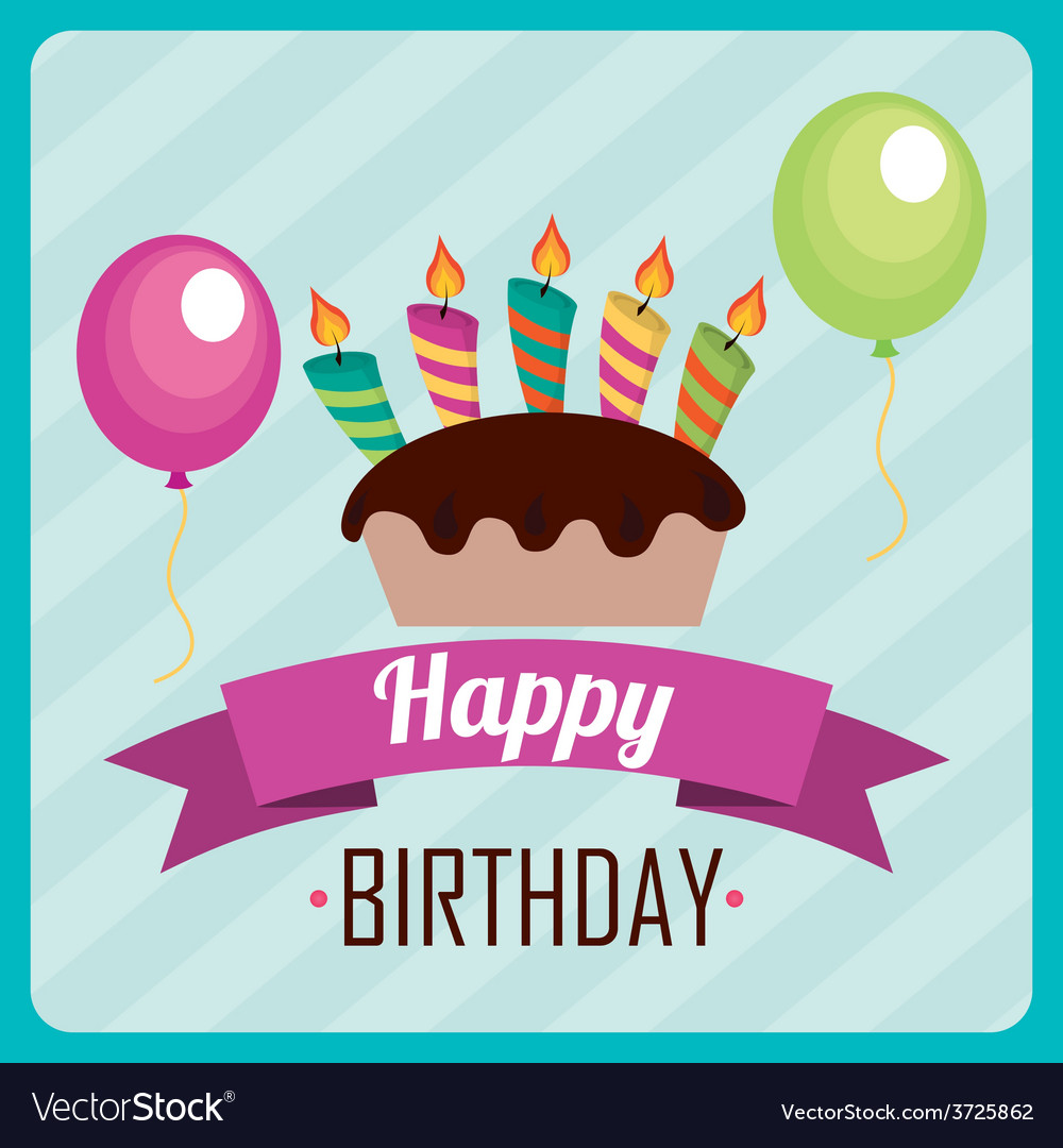 Happy birthday Royalty Free Vector Image - VectorStock