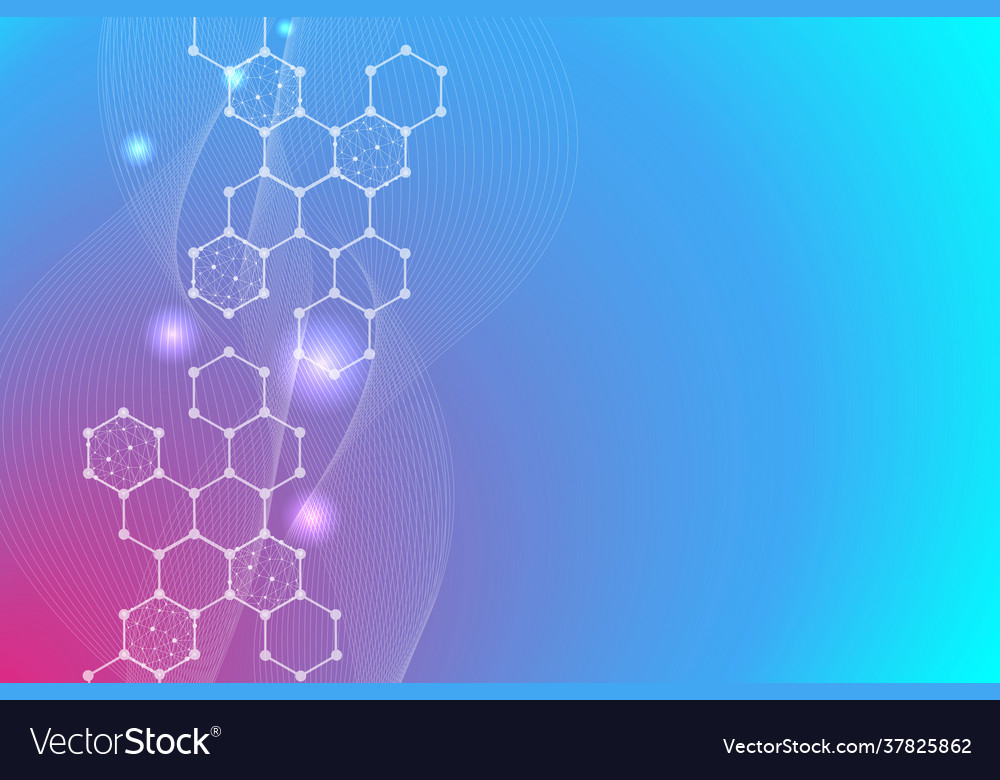 Hexagonal abstract background big data vector image Hexagonal abstract background big data