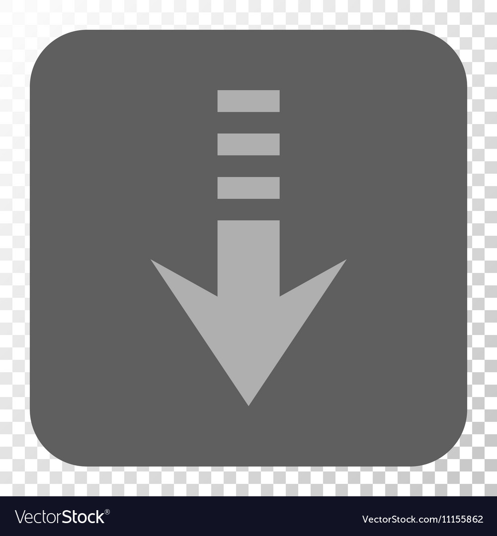 Send down rounded square button