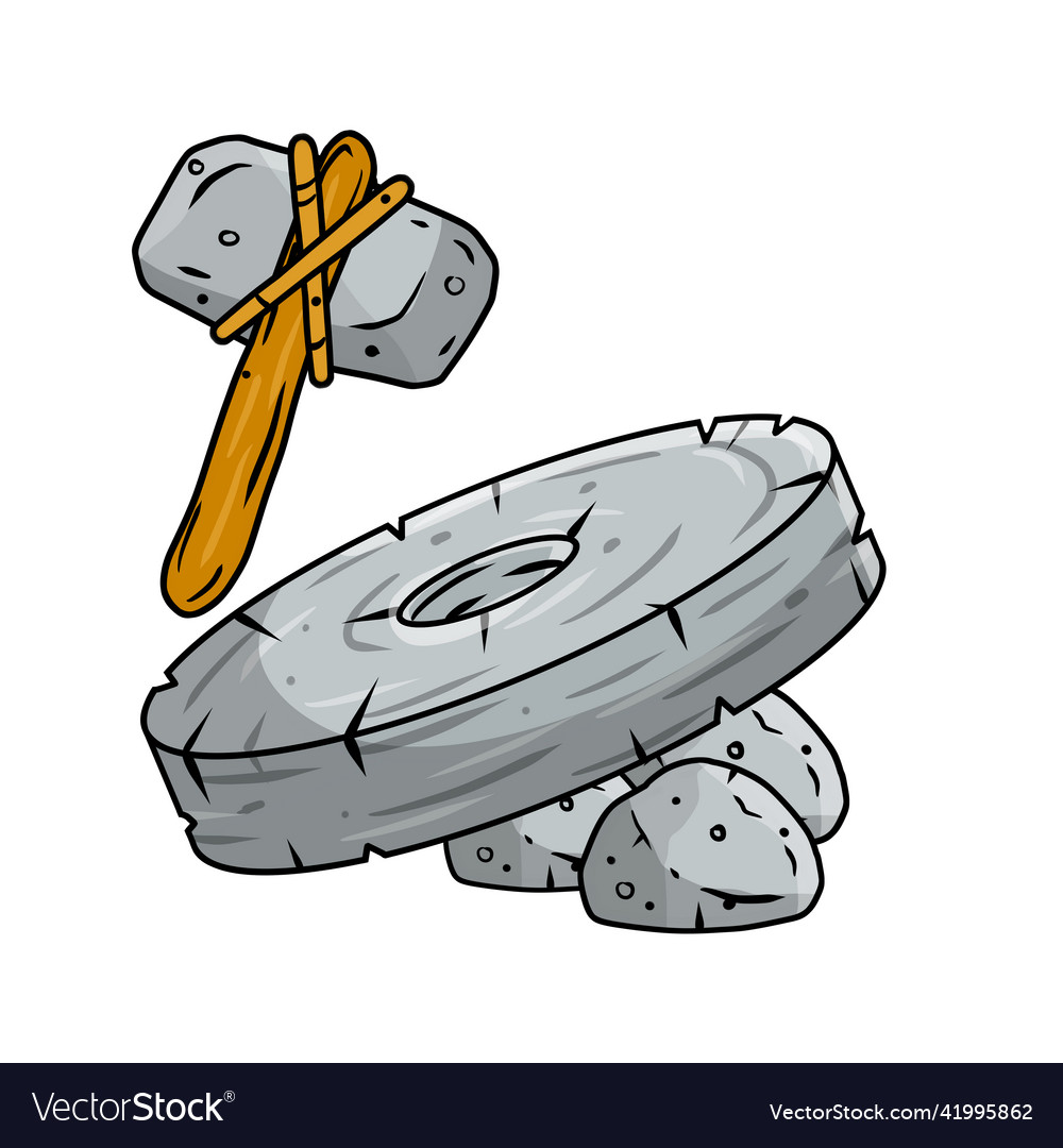 Stone hammer invention of wheel