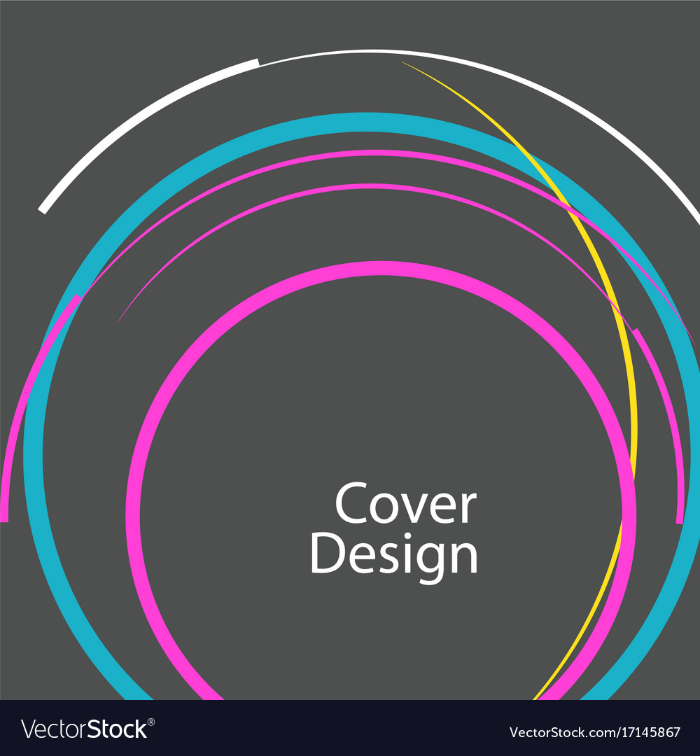 Abstract line circle design