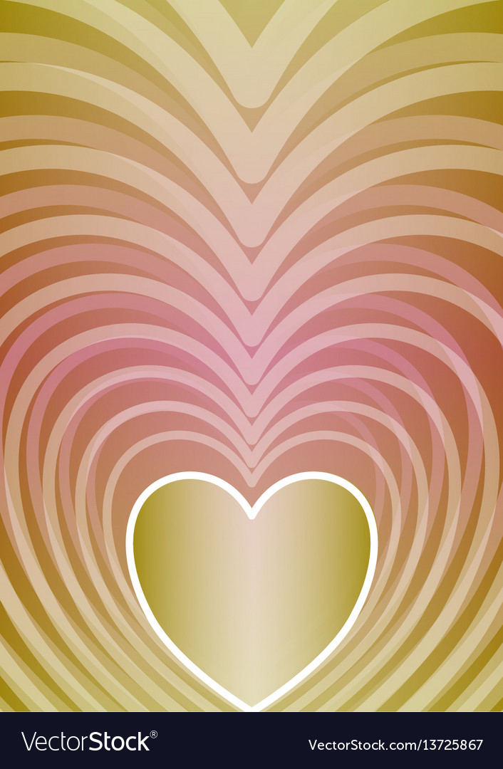 Abstract vertical background with heart shape vector image Abstract vertical background with heart shape
