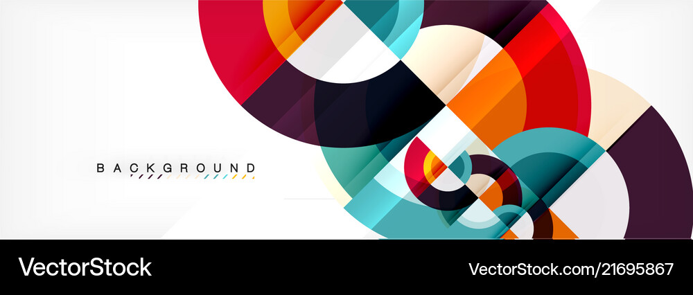 Circular abstract background Royalty Free Vector Image