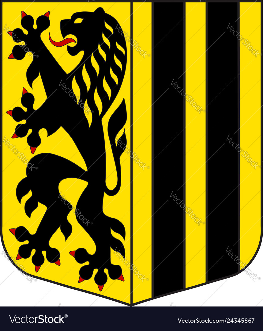 Coat of arms dresden in saxony germany