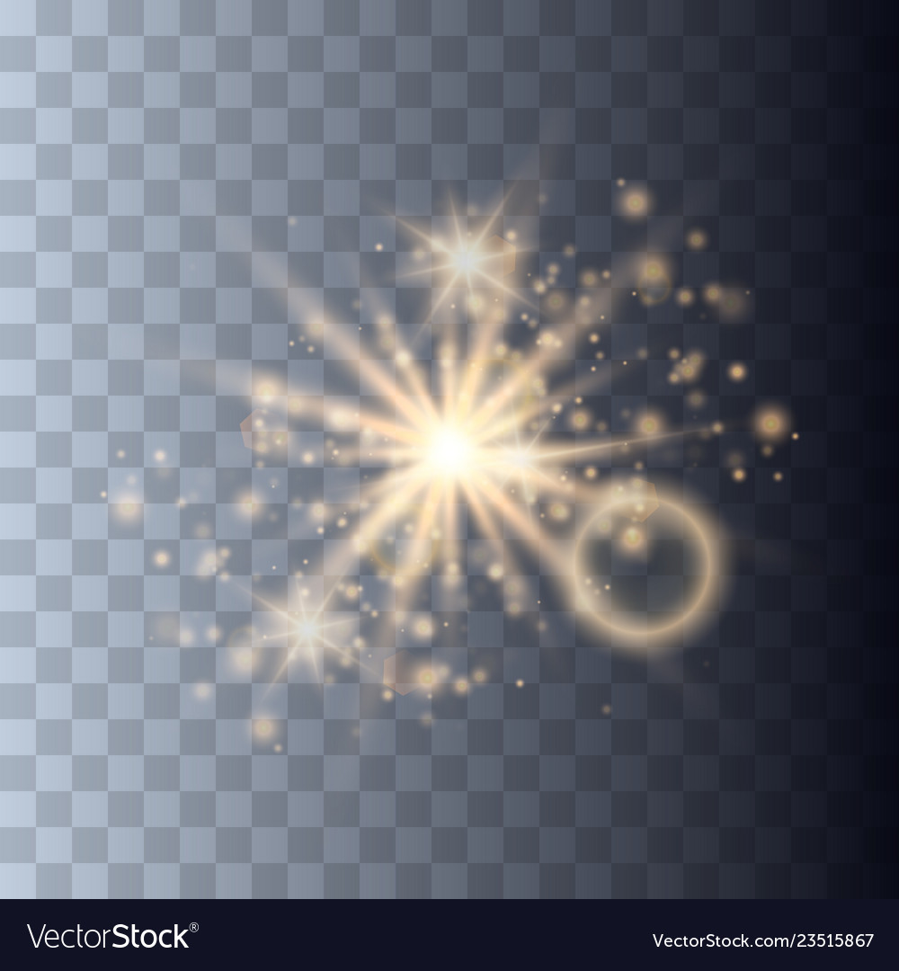 Glow light explodes vector image Glow light explodes