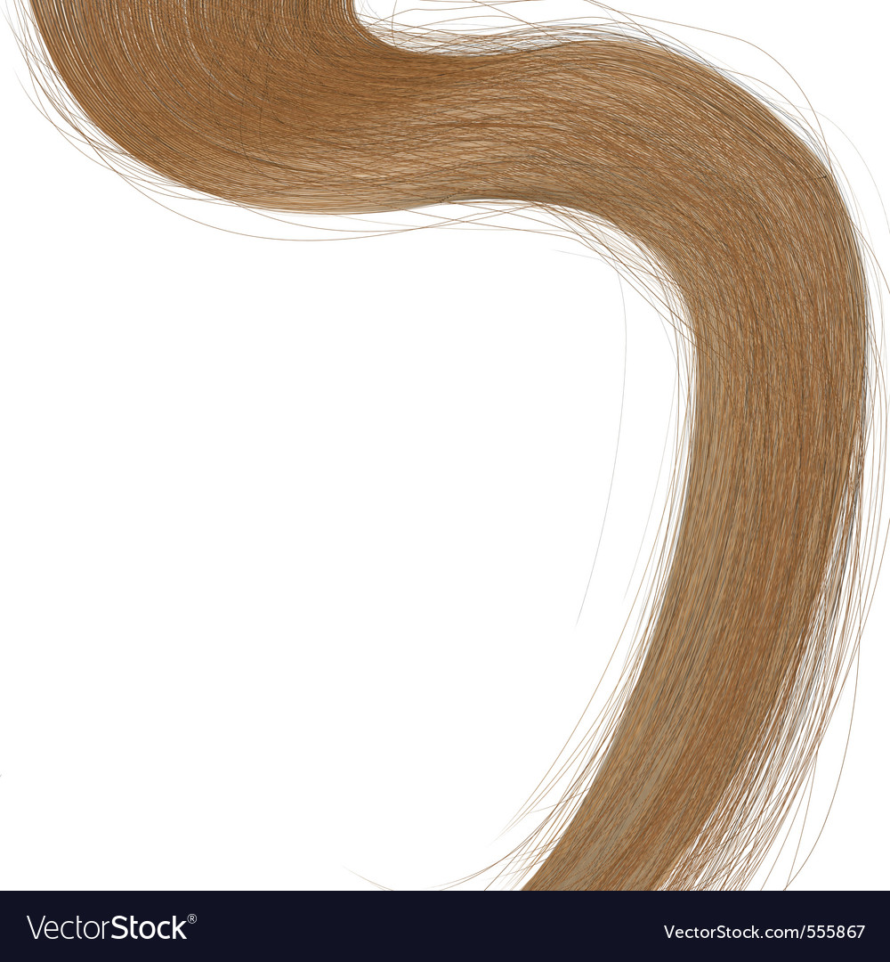 Long hair Royalty Free Vector Image - VectorStock