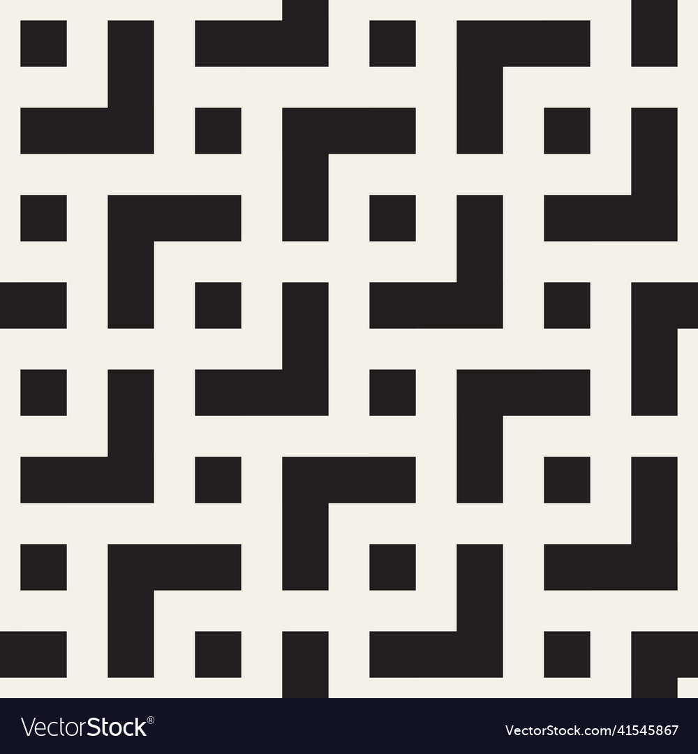 Seamless pattern repeating geometric elements vector image Seamless pattern repeating geometric elements
