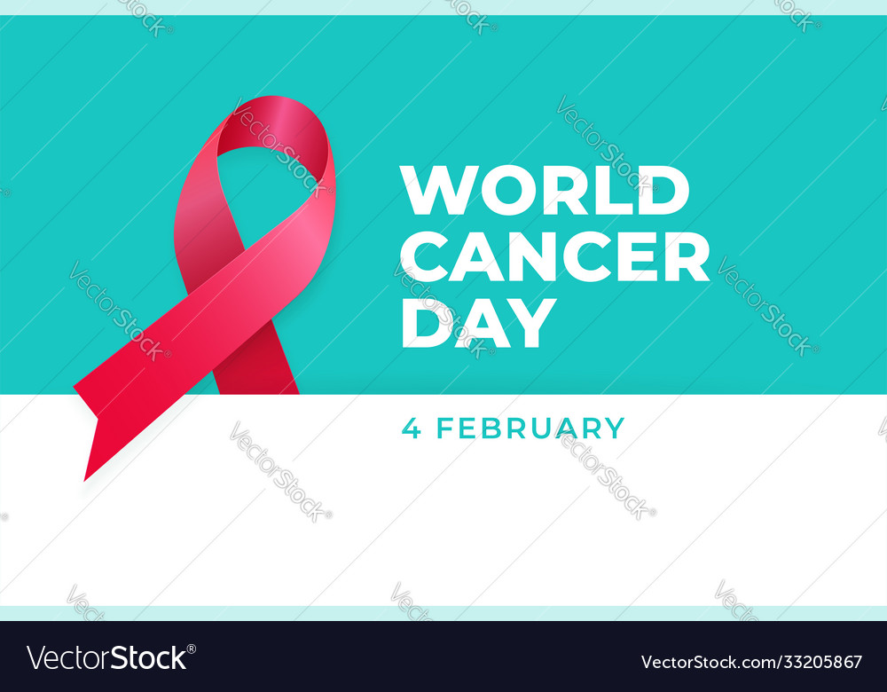 World cancer day poster background template