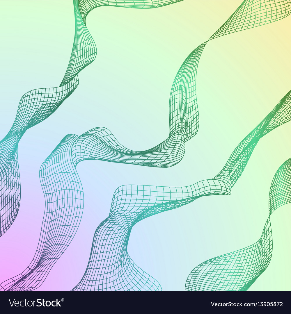 Abstract waves background vector image Abstract waves background