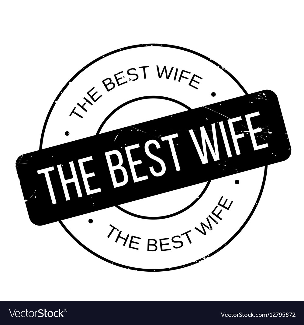 Best wife rubber stamp