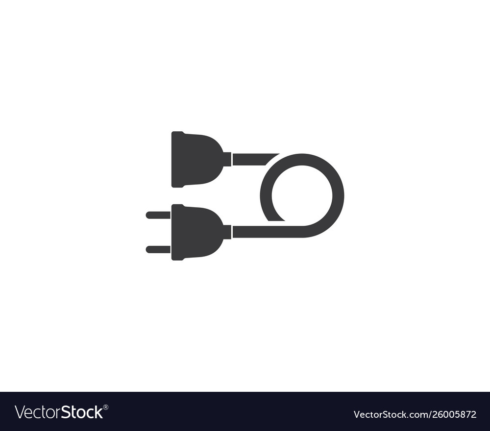 Electric socket plug Royalty Free Vector Image