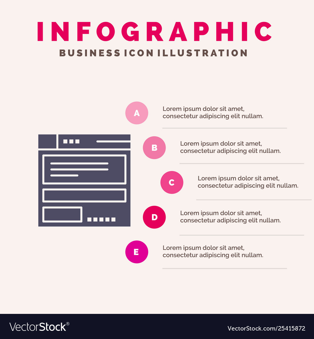 File browser computing code infographics vector image File browser computing code infographics