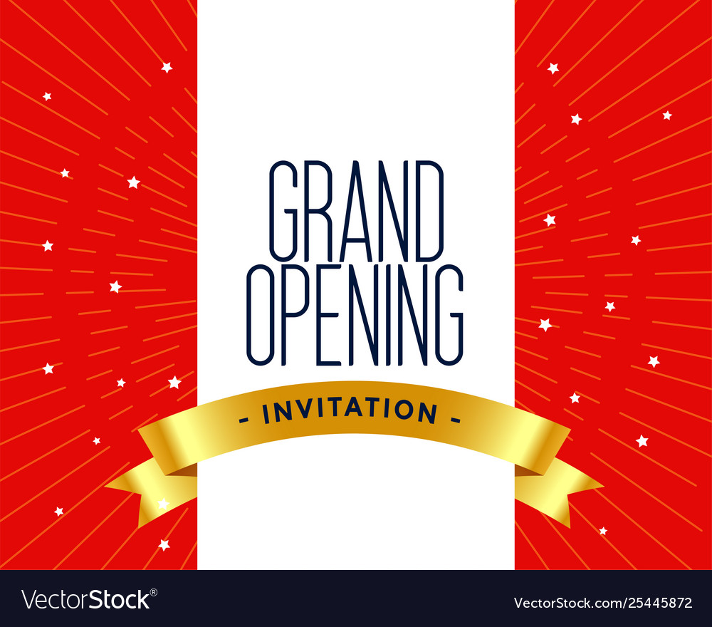 Grand Opening Template