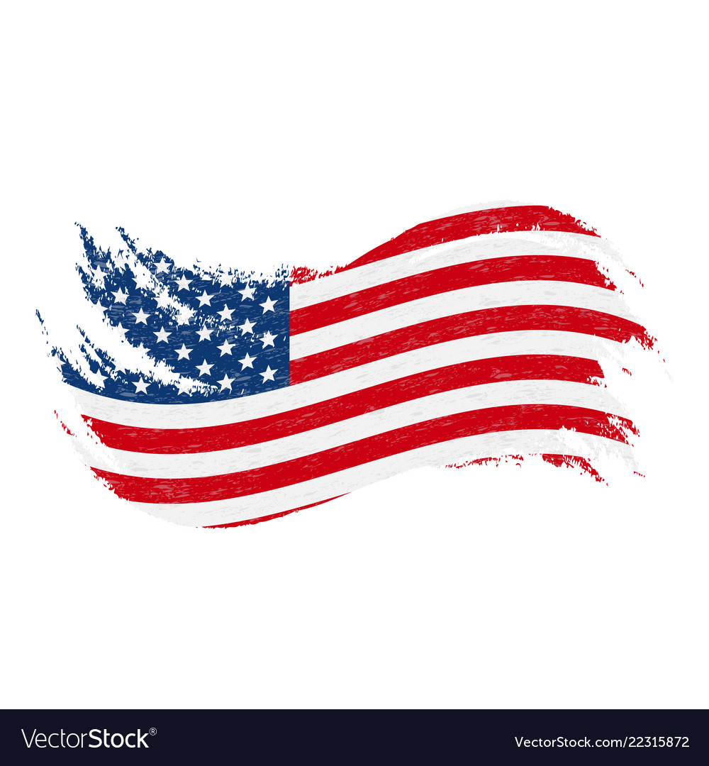 National flag of the united states america