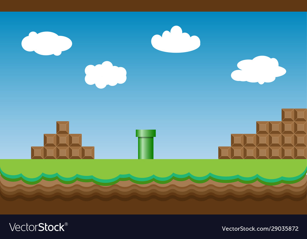 Super Mario Bros Characters Vector Art & Graphics