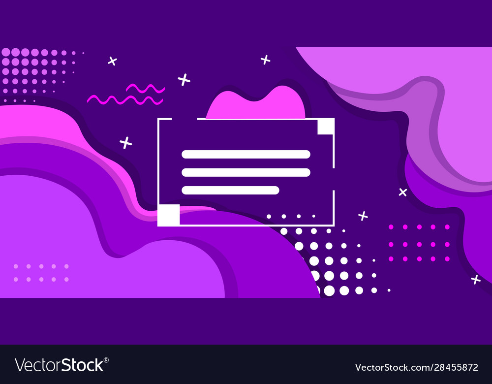 Web template with blank bars dynamical colorful