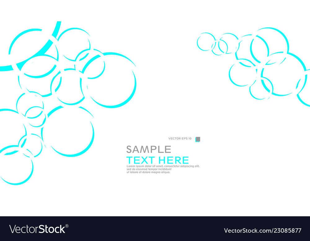 Abstract background with circles
