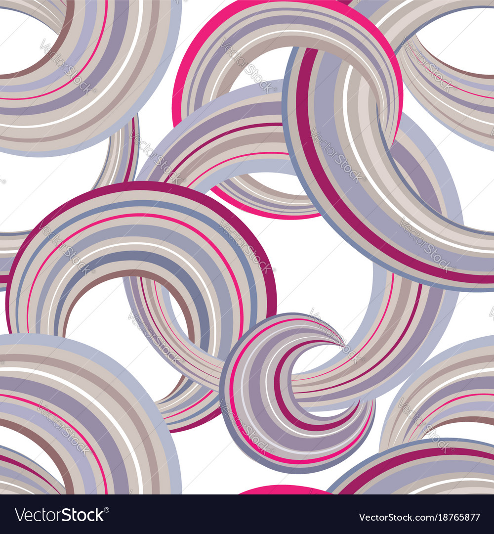 Abstract geometric seamless pattern bubble