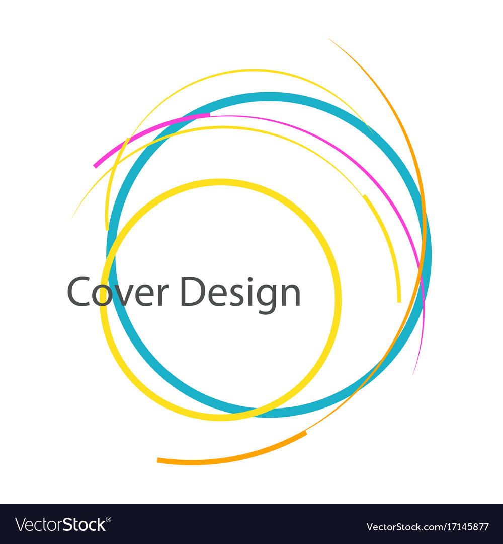 Abstract line circle design