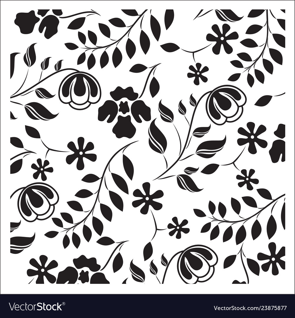 Batik design style patterns are same for fabric vector image Batik design style patterns are same for fabric