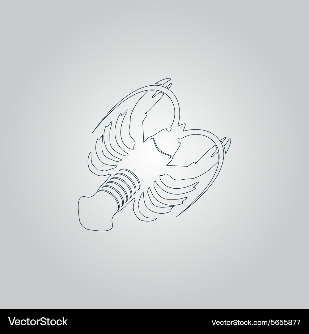 Crawfish Royalty Free Vector Image - VectorStock